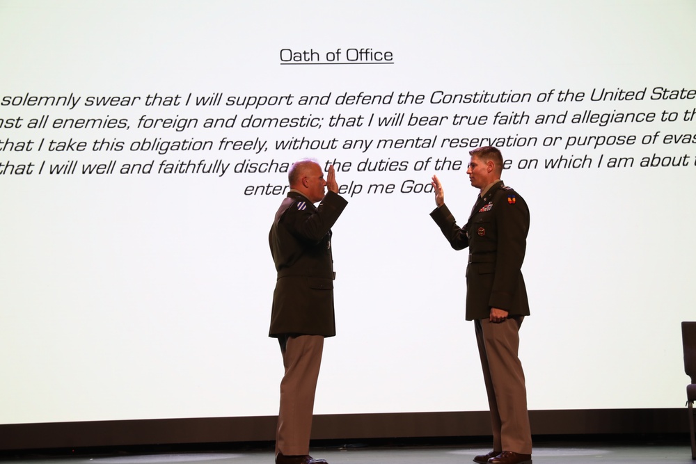 CIO and J/G-6 for the D.C. National Guard promotion ceremony