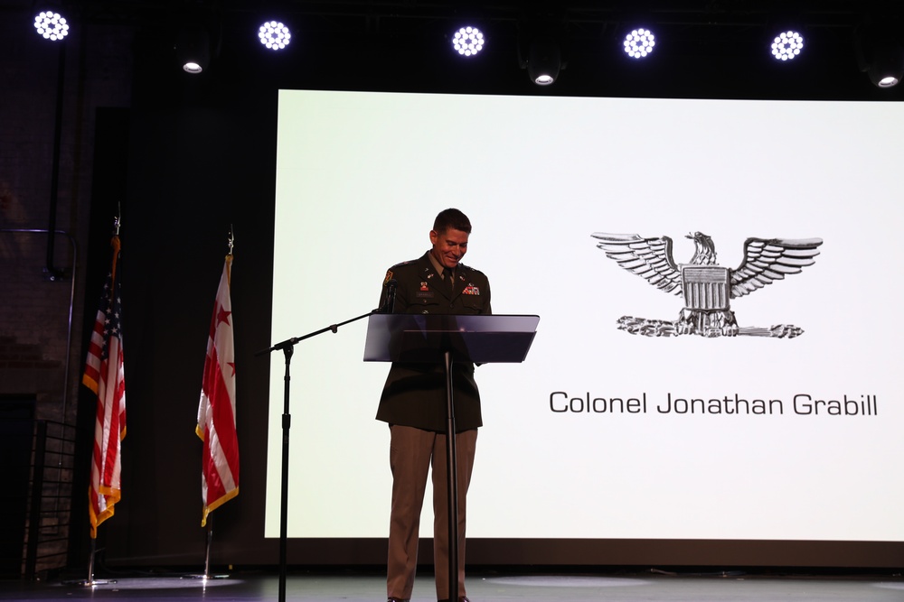 CIO and J/G-6 for the D.C. National Guard promotion ceremony
