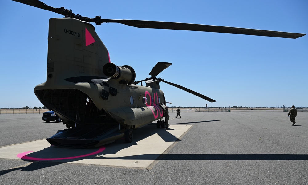 Nevada National Guard aircraft join California National Guard support to combat fires