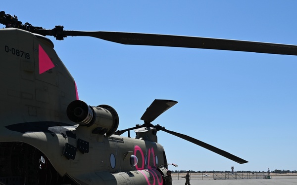 Nevada National Guard aircraft join California National Guard support to combat fires