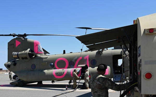 Nevada National Guard aircraft join California National Guard support to combat fires