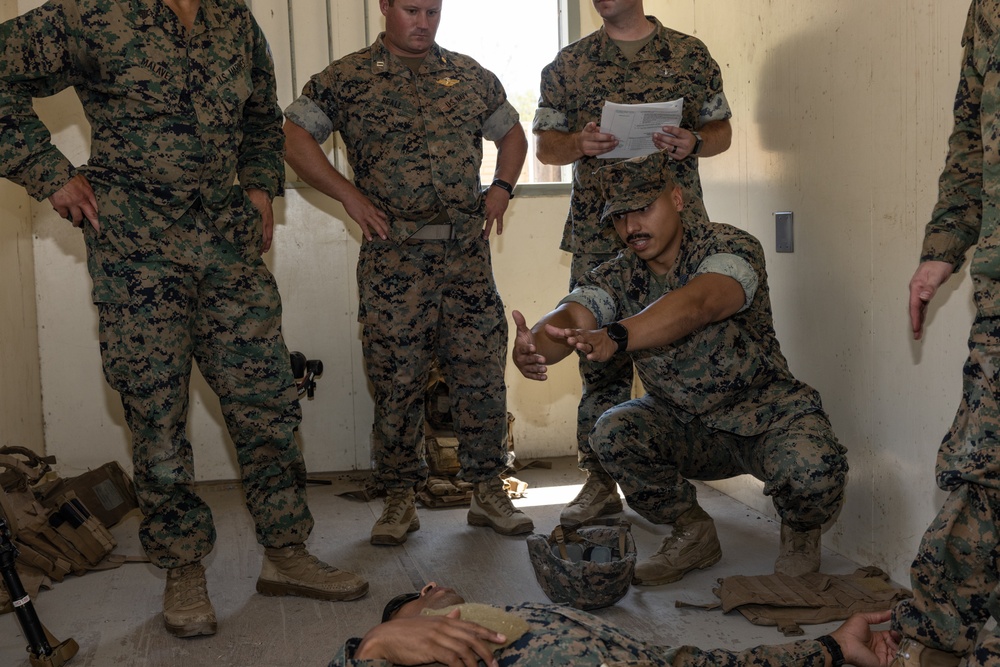 Marines and Sailors demonstrate care under fire