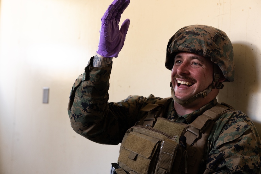 Marines and Sailors demonstrate care under fire