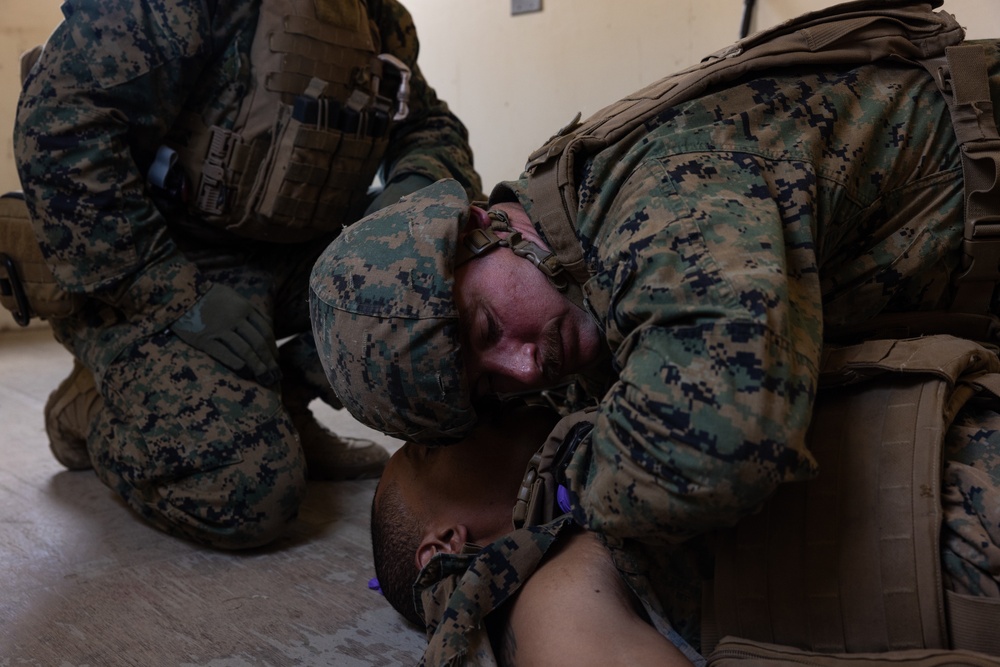 Marines and Sailors demonstrate care under fire