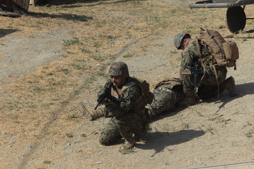 Marines and Sailors demonstrate care under fire