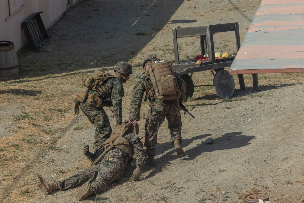 Marines and Sailors demonstrate care under fire