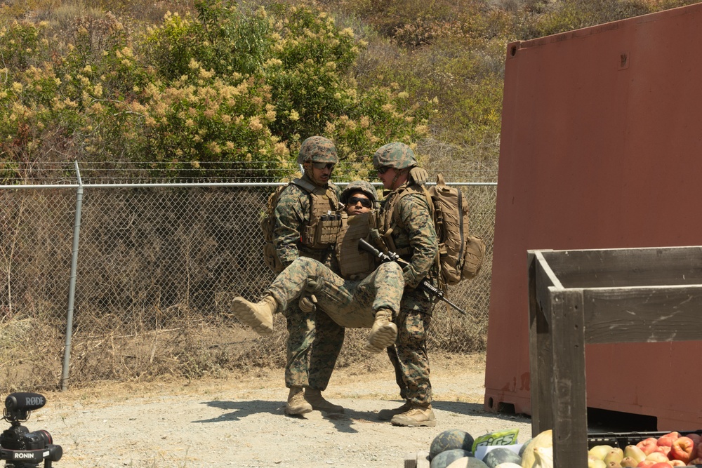 Marines and Sailors demonstrate care under fire