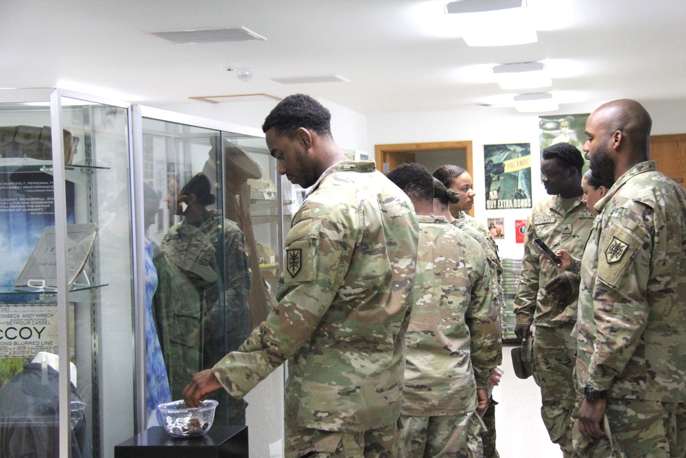 648th RSG Soldiers visit Fort McCoy's Commemorative Area