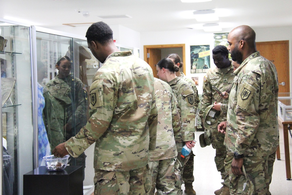 648th RSG Soldiers visit Fort McCoy's Commemorative Area