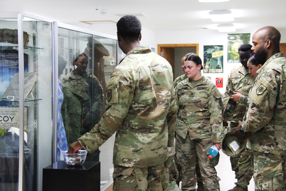 648th RSG Soldiers visit Fort McCoy's Commemorative Area