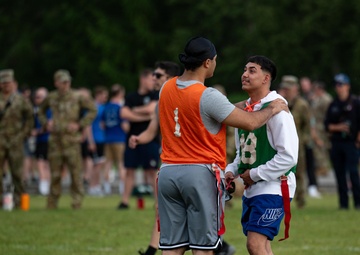 Team Eielson show out during Iceman Sports Day 2024