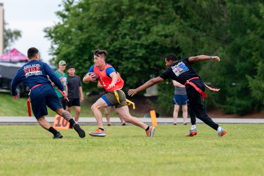 Team Eielson shows out during Icemen Sports Day 2024