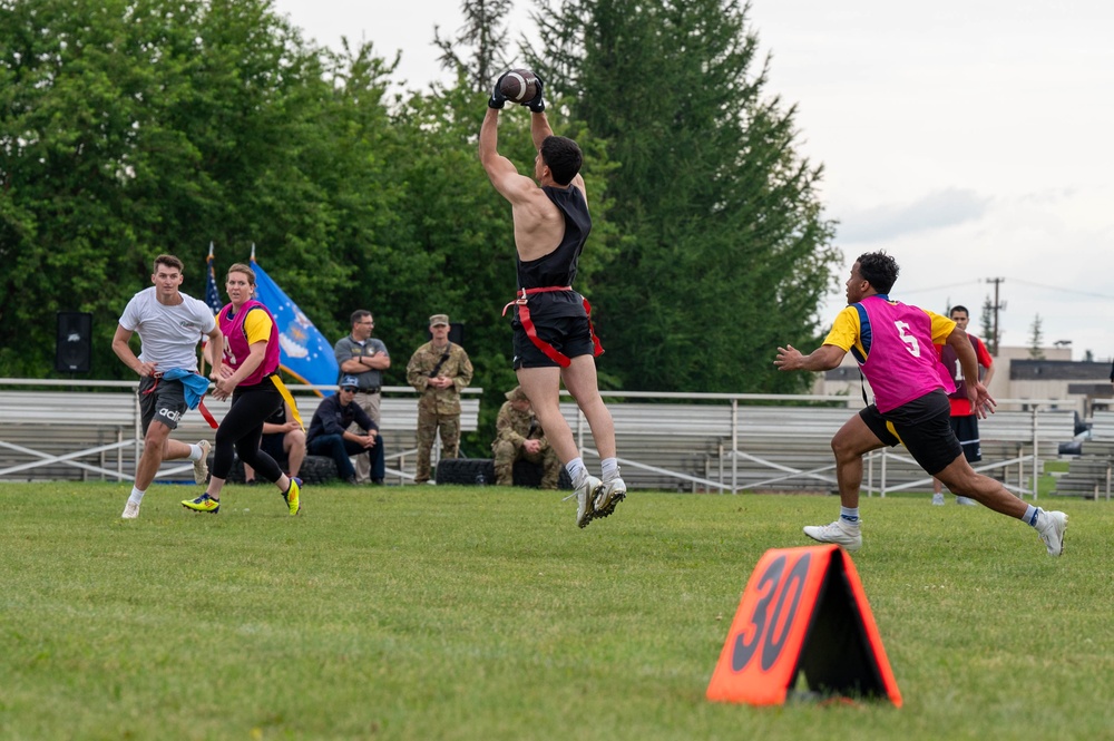 Team Eielson shows out during Icemen Sports Day 2024