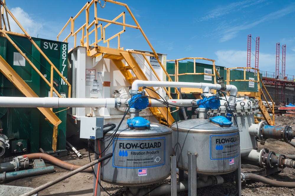 Filtering water on Tyndall Air Force Base