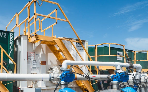 Filtering water on Tyndall Air Force Base