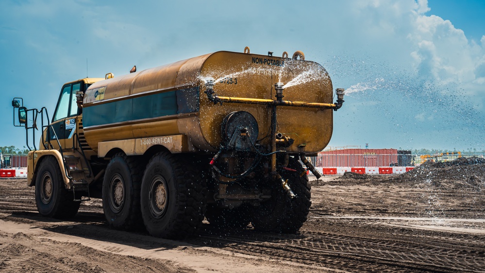 Filtering water on Tyndall Air Force Base