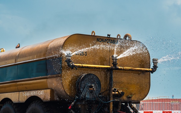 Filtering water on Tyndall Air Force Base