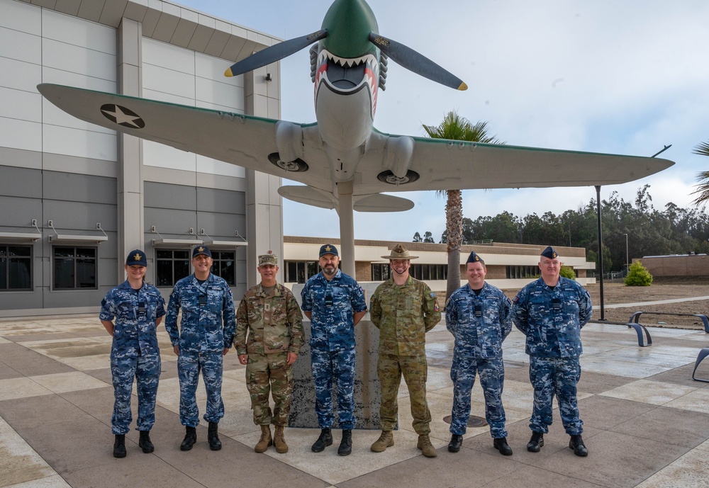 Air Commodore Angus Porter, Australian Air and Space Attaché, visits U.S. Space Forces - Space