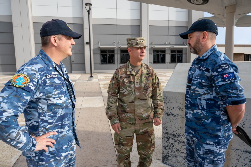 Air Commodore Angus Porter, Australian Air and Space Attaché, visits U.S. Space Forces - Space