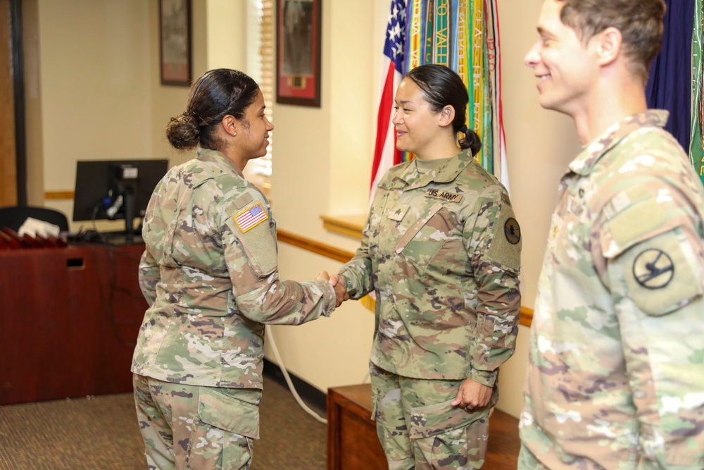 Spc. Choi Promoted to Sergeant