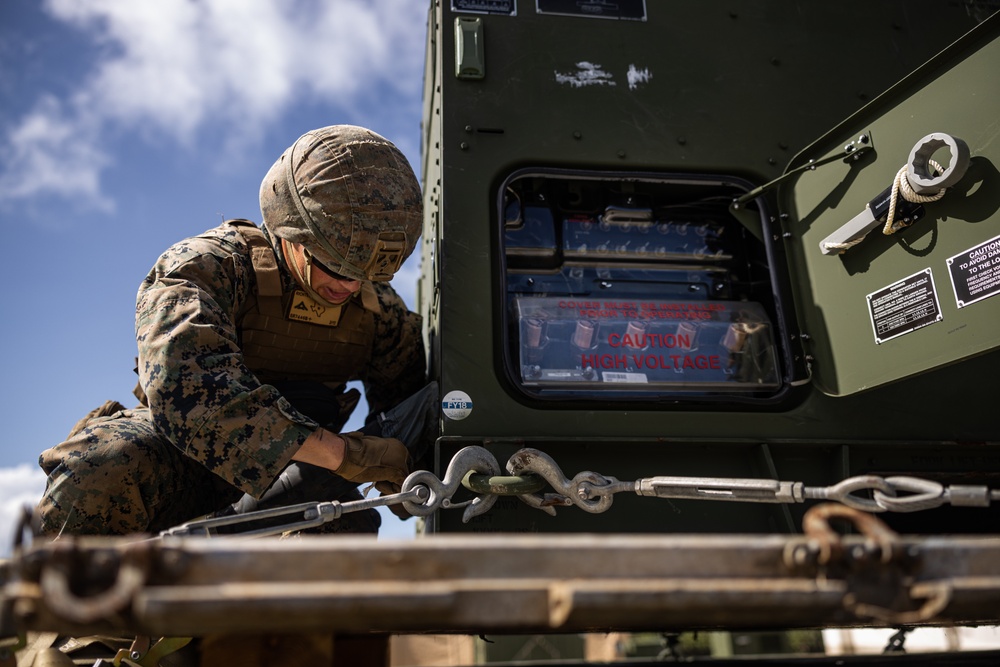 RD 24 | Marines with 3/12 Set Up a AN/TPS-80 Ground/Air Task Oriented Radar on Camp Yonaguni