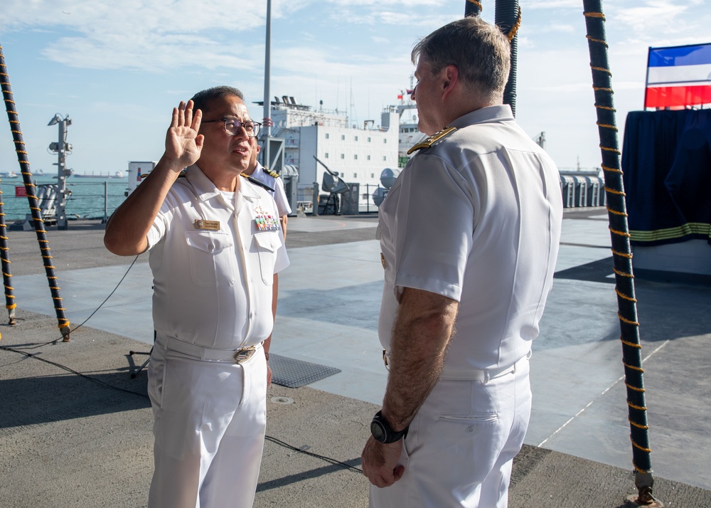 Promotion Ceremony for Rear Admiral Tuan Nguyen