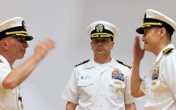 NAVSUP Fleet Logistics Center Yokosuka Holds Change of Command Ceremony