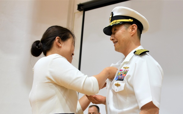 NAVSUP Fleet Logistics Center Yokosuka Holds Change of Command Ceremony