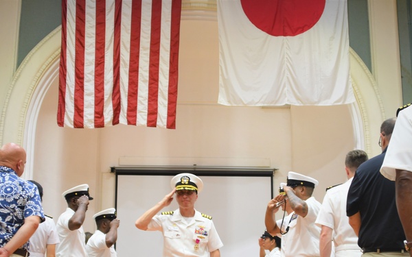 NAVSUP Fleet Logistics Center Yokosuka Holds Change of Command Ceremony