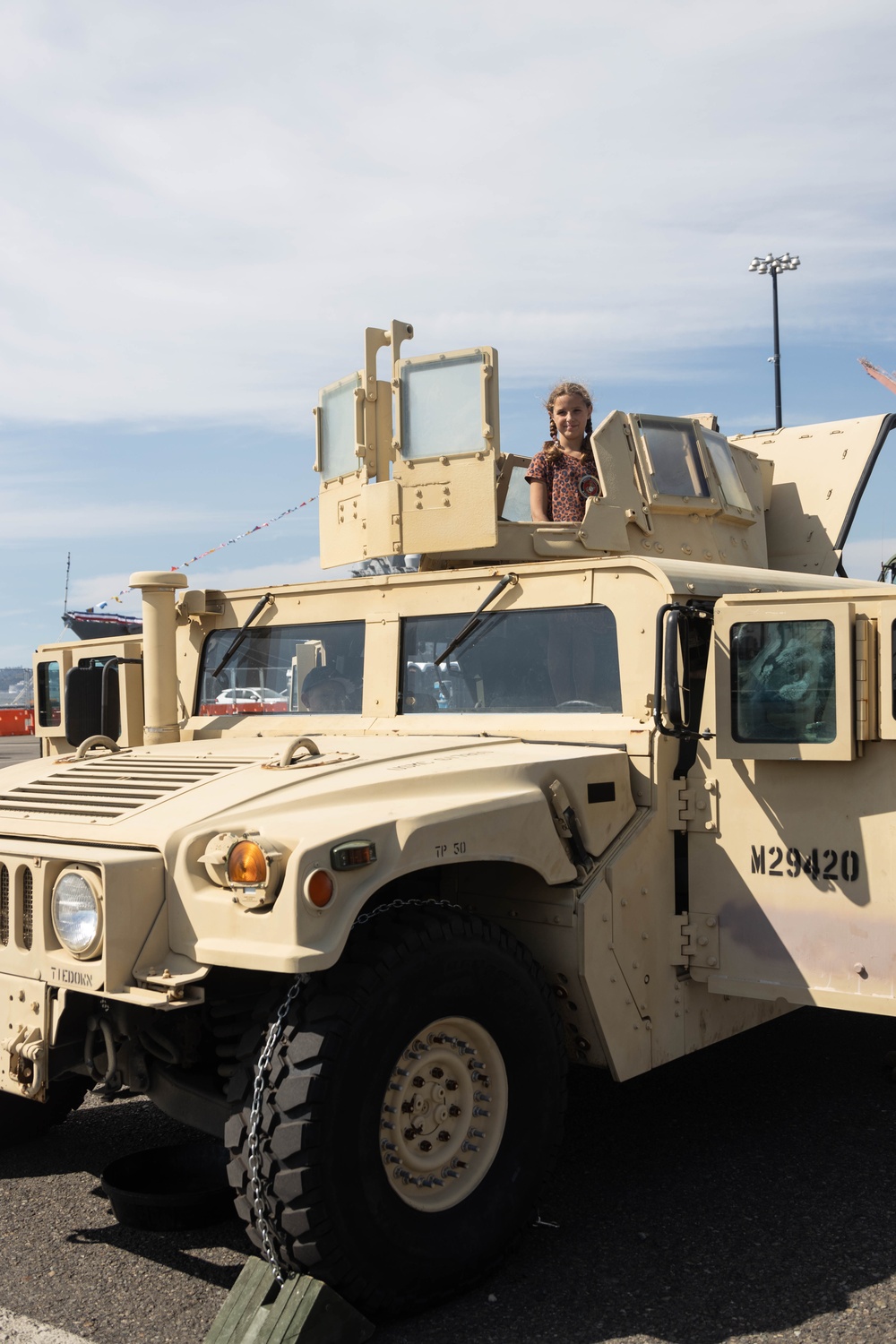 U.S. Marines hold static display during Seafair