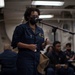 Sailors Sing During Karaoke on USS Tripoli