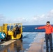 Sailors Scrub the flight deck