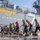 Sailors Scrub the flight deck Sailors Scrub the flight deck