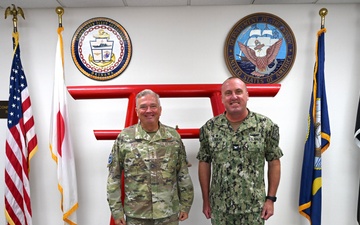 General Rupp Visits Fleet Activities Okinawa