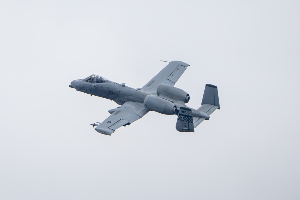 A-10 flyover at Rodriguez Live-Fire Complex