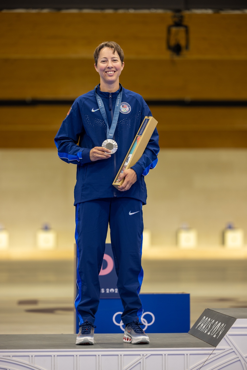 U.S. Army Sgt. Sagen Maddalena Silver medalist Women's 50m 3 position Rifle