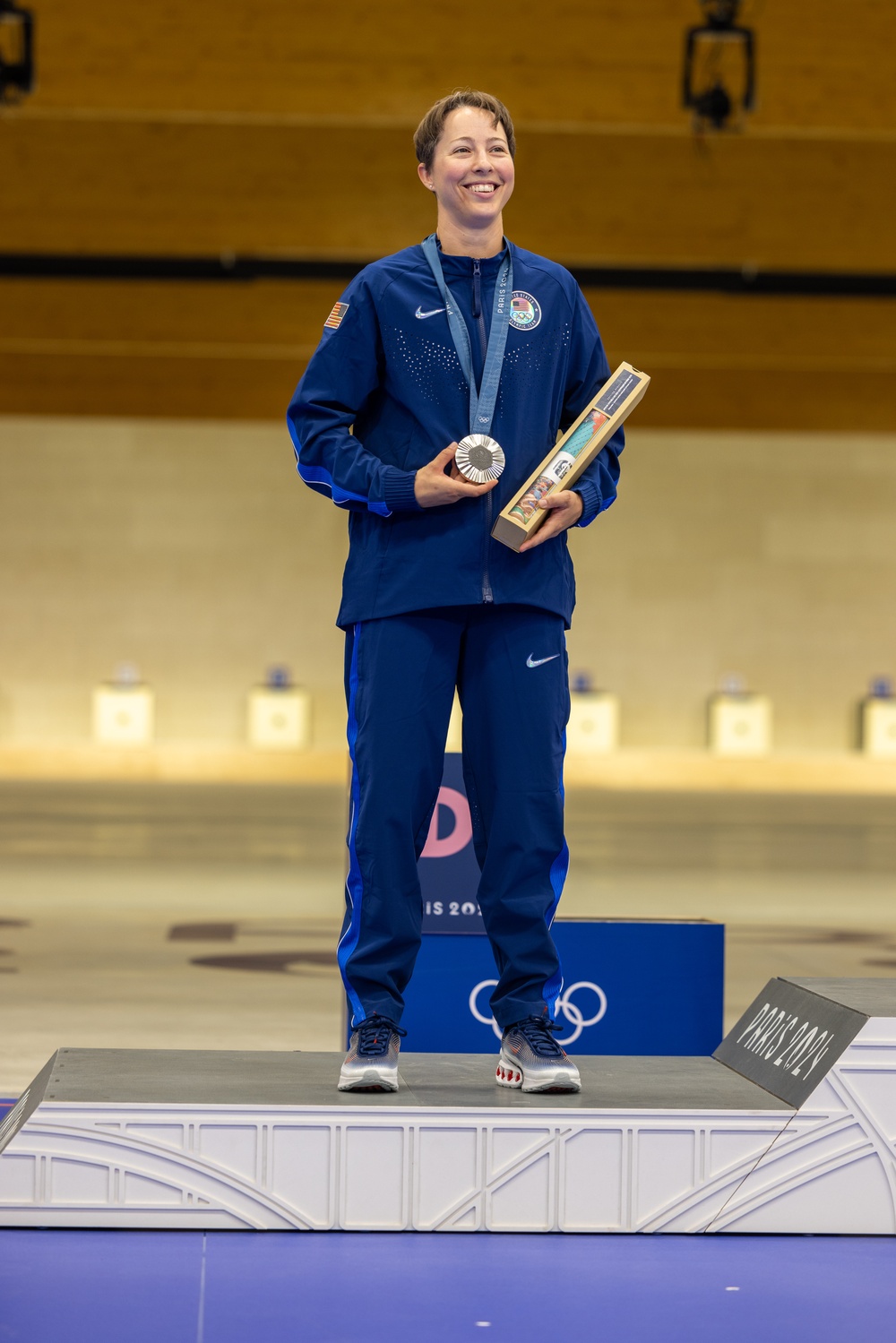 U.S. Army Sgt. Sagen Maddalena Silver medalist Women's 50m 3 position Rifle