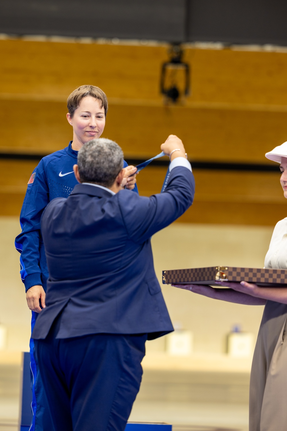 U.S. Army Sgt. Sagen Maddalena Silver medalist Women's 50m 3 position Rifle