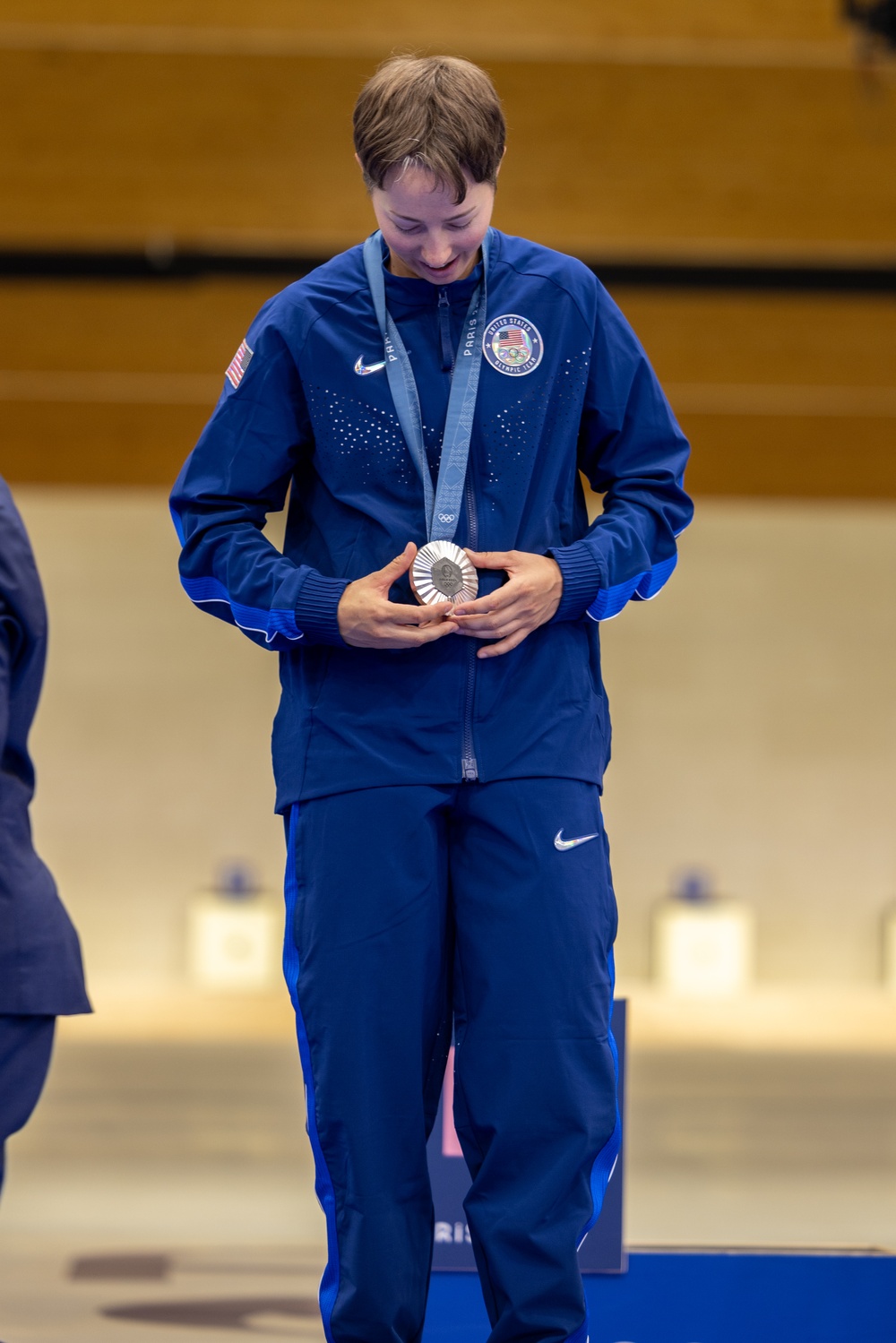 U.S. Army Sgt. Sagen Maddalena Silver medalist Women's 50m 3 position Rifle