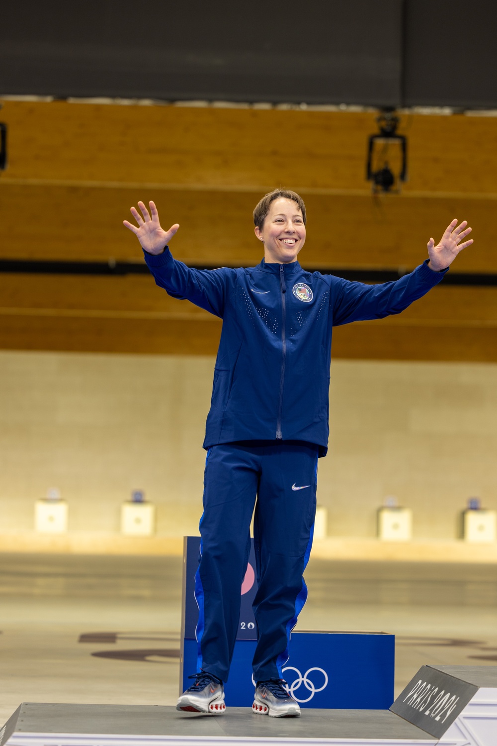 U.S. Army Sgt. Sagen Maddalena Silver medalist Women's 50m 3 position Rifle