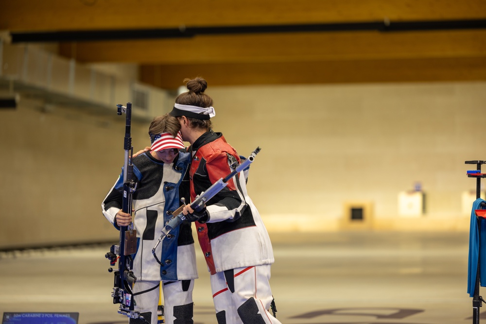 U.S. Army Sgt. Sagen Maddalena Silver medalist Women's 50m 3 position Rifle