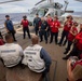 USS Spruance Sailors conduct firefighting training