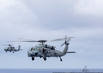 Abraham Lincoln conducts flight operations