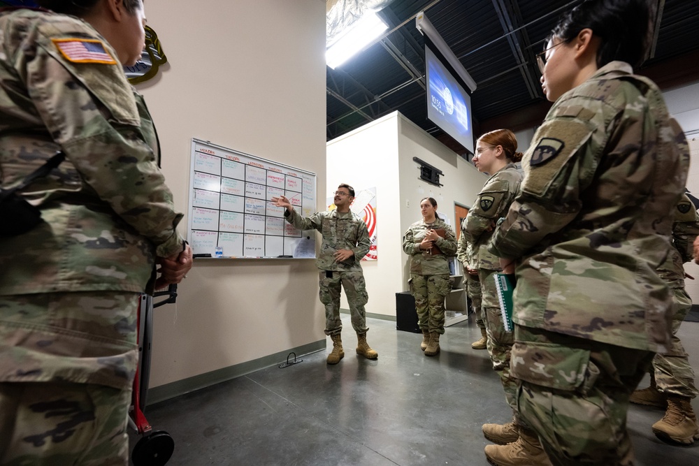 387th Quartermaster Company, U.S. Army Reserve visits AFMAO