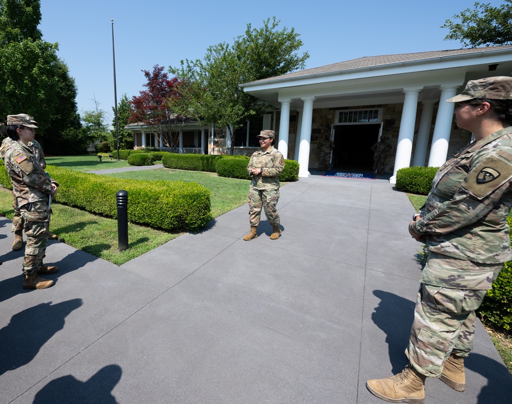 387th Quartermaster Company, U.S. Army Reserve visits AFMAO