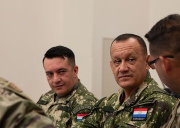 Massachusetts Air National Guard meets with Paraguayan military to discuss enlisted professional development