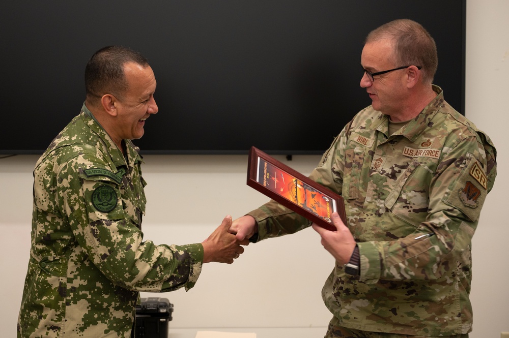 Massachusetts Air National Guard meets with Paraguayan military to discuss enlisted professional development