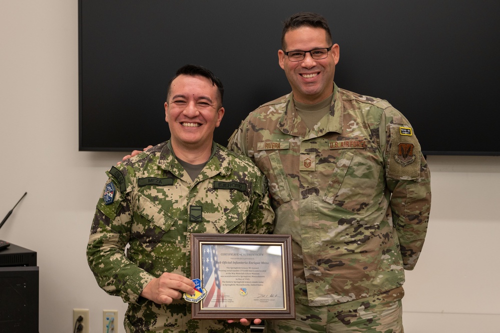 Massachusetts Air National Guard meets with Paraguayan military to discuss enlisted professional development