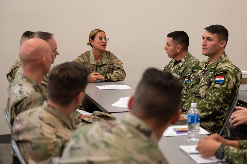 Massachusetts Air National Guard meets with Paraguayan military to discuss enlisted professional development