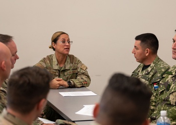 Massachusetts Air National Guard meets with Paraguayan military to discuss enlisted professional development
